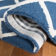 thumbnail image 5 of SAFAVIEH Cambridge Kenneth Geometric Wool Runner Rug, Navy/Ivory, 2'6" x 10', 5 of 10