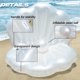 thumbnail image 3 of Flotador inflable con forma de concha para piscina Triumpeek Triumpeek 57L Triumpeek Triumpeek, 3 of 5