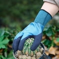 thumbnail image 6 of Gardening Gloves Waterproof Thorn Proof Non Slip – Durable Long Cuff Work Gloves for Seashore Foraging, Rose Pruning, Yard Work and Planting (2 Pack), 6 of 6