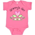 thumbnail image 3 of Inktastic Granny's Girl- Heart Flowers Girls Baby Bodysuit, 3 of 5
