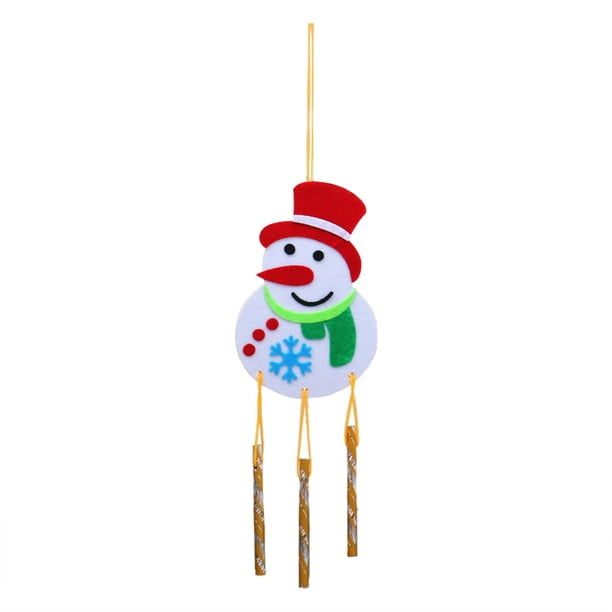 Toys1Pack Winter Wind Chime Kit For Kids， Make Your Own Wooden Wind