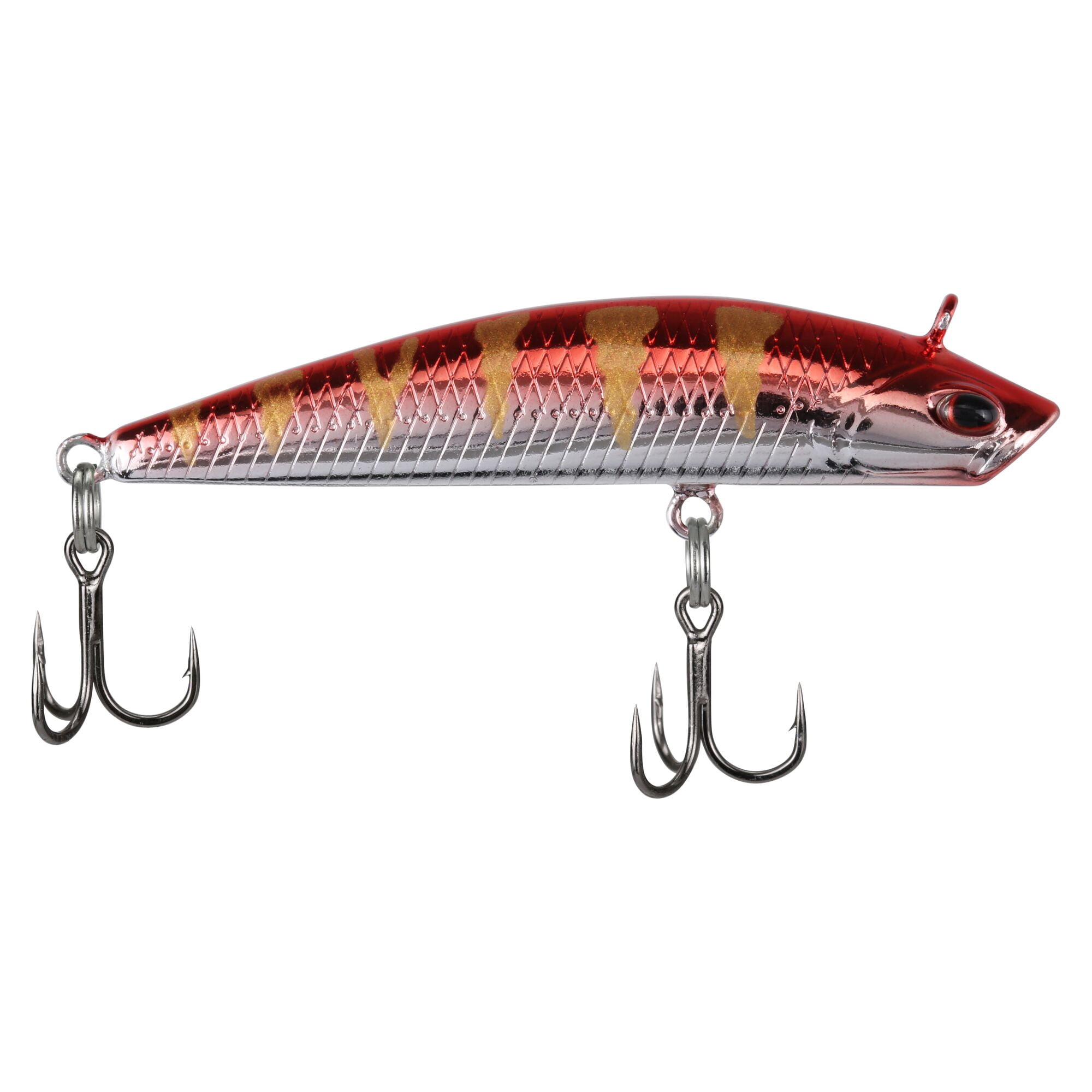 Berkley Finisher, 1.75 in, Glide Baits, Chrome Red Perch (1 Count)