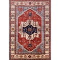 thumbnail image 1 of Ahgly Company Indoor Rectangle Mid-Century Modern Red Persian Area Rugs, 7' x 9', 1 of 6