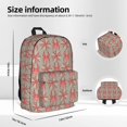 thumbnail image 6 of Goofa Insects Spiders Printed Backpack,Laptop Backpack,Durable Anti-Theft Travel Work Backpack,Water-resistant Backpack, 6 of 9