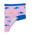 thumbnail image 3 of Baby Shark Toddler Girl Ruffle Tankini, 2-Piece, Sizes 18M-5T, 3 of 3