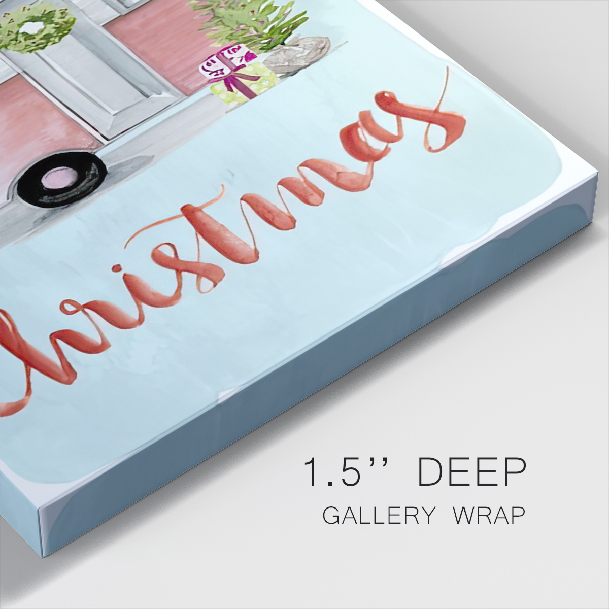 Christmas Cars Collection B- Gallery Wrapped Canvas