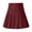 Wine, variant on Vedolay Skirts Women's Lace Up High Waist Ruffled A Line Pleated Short Skirt,Navy XXL