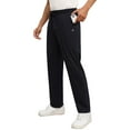 thumbnail image 2 of Men's Fleece Lined Sweatpants Thermal Pajama Jogger Pant With Pockets For Athletic Workout Running, 2 of 5