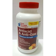 GNP Antacid & Anti-Gas Maximum Strength Heartburn Acid Indigestion 90 Tab
