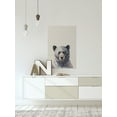 thumbnail image 6 of Grumpy Big Bear Painting Print on Wrapped Canvas, 6 of 7