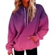 thumbnail image 3 of Sudadera para mujer, sudadera con capucha Tid Dye de gran tamaño con bolsillos, ropa de moda para invierno, 3 of 5