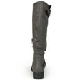 thumbnail image 4 of Journee Womens Stormy Extra Wide Calf Stacked Heel Riding Boots, 4 of 10