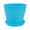 Blue, variant on XINGAG Planter, Pot Large Capacity Flower Pot with Drainage Holes, Balcony Container for Roses Succulents Indoor Outdoor