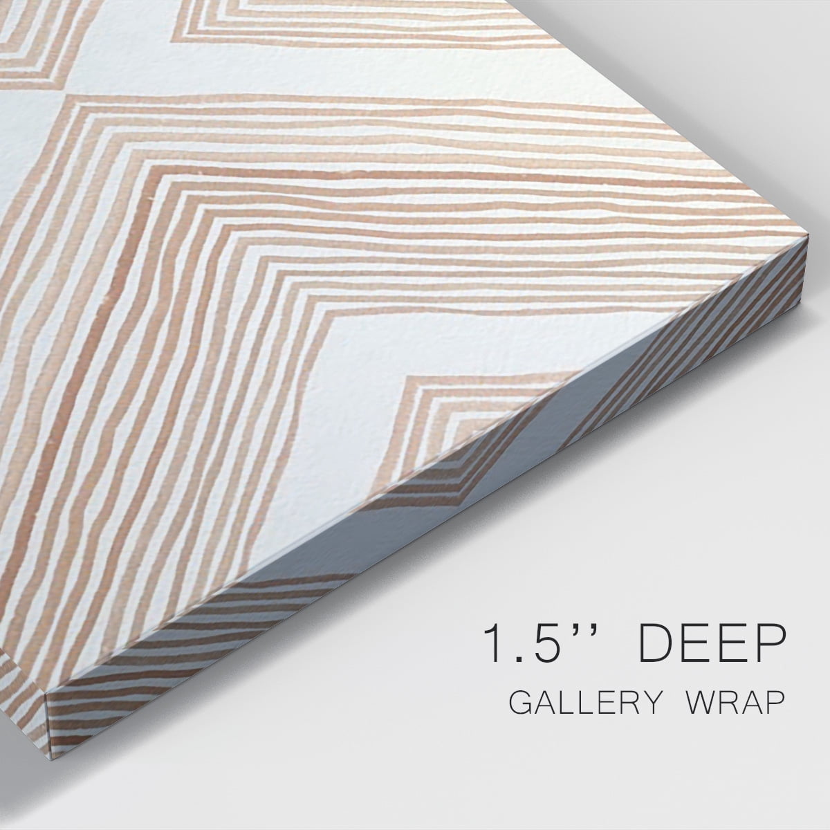 Diametric Clementine II Premium Gallery Wrapped Canvas - Ready to Hang