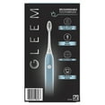 Gleem Rechargeable Electric Toothbrush, Soft, Aqua Blue, 1 Ct