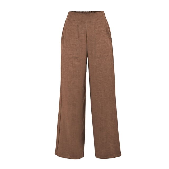 Pantalón Simply Basic para Dama, con Bolsas Parche Mauve Talla G