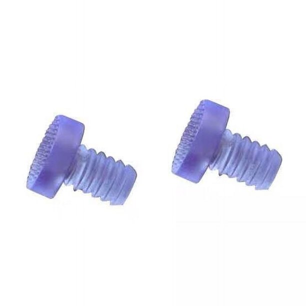 Tapón de silicona transparente ENTASSER para orificio de diente de 5 mm con partículas de goma insonorizadas anticolisión para puerta de gabinete