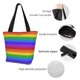 thumbnail image 4 of Easygdp Colorful Glitter Rainbow Bolso de Hombro para Mujer, Bolso Bandolera y Cartera de Mano Elegante para Uso Diario, 4 of 4