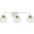 thumbnail image 4 of Quillan Collection Three-Light White Plaster Transitional Bath & Vanity Light, 4 of 13