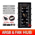 thumbnail image 3 of 5V/3 Pin ARGB Fan PWM HUB 1 To 8 Splitter for PC Motherboard (SATA+Shell), 3 of 8