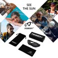 thumbnail image 5 of FEISEDY Wrap Around Fashion Sunglasses for Men Women Trendy Sport Sun Glasses Punk Y2K Eyewear B2340, 5 of 7