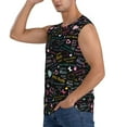 thumbnail image 3 of Lsque I love you Mom Print Men's Cotton Blend Sleeveless Muscle Shirts (S-3XL)- Moisture Wicking, Odor Protection, UPF 30+,X-Large, 3 of 8