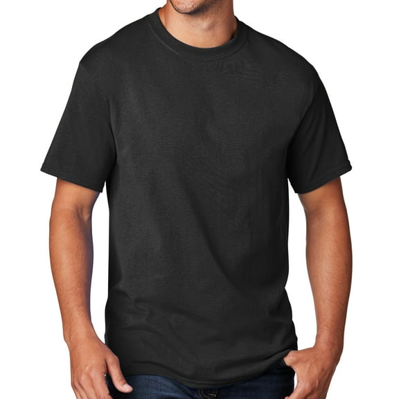 Men's Regular Guy Classic T-shirt, Medium Jet Black
