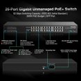 thumbnail image 3 of Conmutador PoE MokerLink de 26 puertos Gigabit 300 W IEEE802.3af/at, 3 of 7