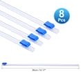 thumbnail image 2 of 8pcs Plastic Wrap Cutter, 14in Plastic Wrap Slide Cutter Self Adhesive Installation Replacement for Aluminum Foil Wax Paper Parchment Paper Wrap Dispenser, Blue, 2 of 6