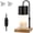 Black, variant on MQ Candle Warmer Lamp, Electric Candle Warmer Lamp with 2H/4H/8H Timer Dimming Height Adjustable Safety Night Lamp, Home Scented Jar Candles Decor Gifts (2 Bulbs, Black)