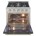thumbnail image 6 of 30 in. 4.2 cu. ft. Propane Gas Range with Convection Oven in Cement Gray, 6 of 11