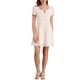 thumbnail image 2 of INSPIRE CHIC Vestido de Promoción A-Line de Cuello Cuadrado con Mangas Cortas Impreso para Mujeres XL Blanco-Corazón, 2 of 8