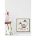 thumbnail image 3 of Marmont Hill Rainbow and Cactus Unicorn Framed Wall Art, 3 of 6