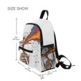 thumbnail image 3 of FORMRS School Backpack with Front Zippered Pocket 12" Student Travel Daypack, Colorful Skeleton, 3 of 6