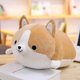 thumbnail image 1 of Peluche de perro Corgi feliz Chuppy, almohada de dibujos animados de animal suave y relleno, lindo regalo de Navidad para niños, regalo romántico de San Valentín, Corgi marrón de 30 cm, Corgi marrón, 1 of 5