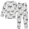 thumbnail image 2 of joogoo Jellyfish Pajamas Set Long Sleeve Soft Cotton Sleepwear 2 Piece 24M, 2 of 7