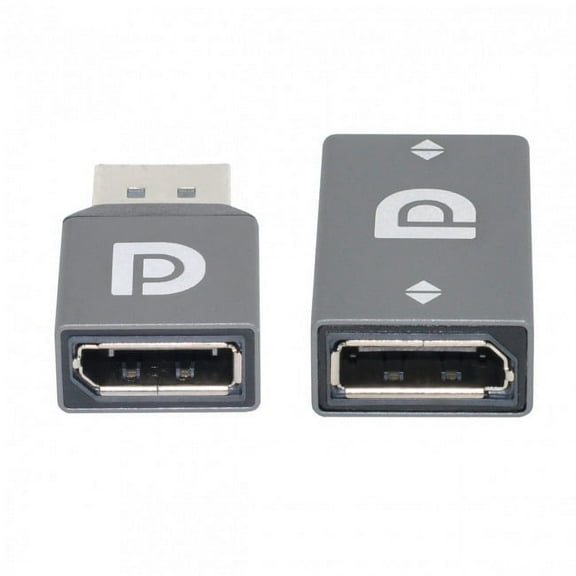 JSER 2pcs/set DisplayPort 1.2 4K 60hz to DP Extension Adapter Male Female Ultra-HD UHD for Video PC Laptop TV