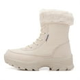 thumbnail image 2 of YOURDIARY Women Winter Snow Boots Ladies Warm Fur Lined Ankle Booties Outdoor Water Resistant Furry Shoes, 2 of 8