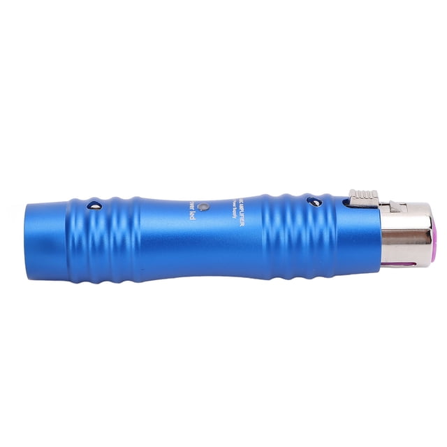 Microphone Preamp, Mic Preamp for Dynamic and Ribbon Mics, Intelligent Noise, Enhance and Add Clarity to Vocal, 48V XLR Mic Preamp for Mixer Karaoke Sound Card