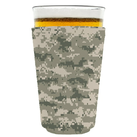 Coolie Junction Digital Camouflage Pattern Pint Glass