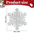 thumbnail image 2 of Parches navideños bordados con forma de copo de nieve para planchar, juego de 12, 2 of 6