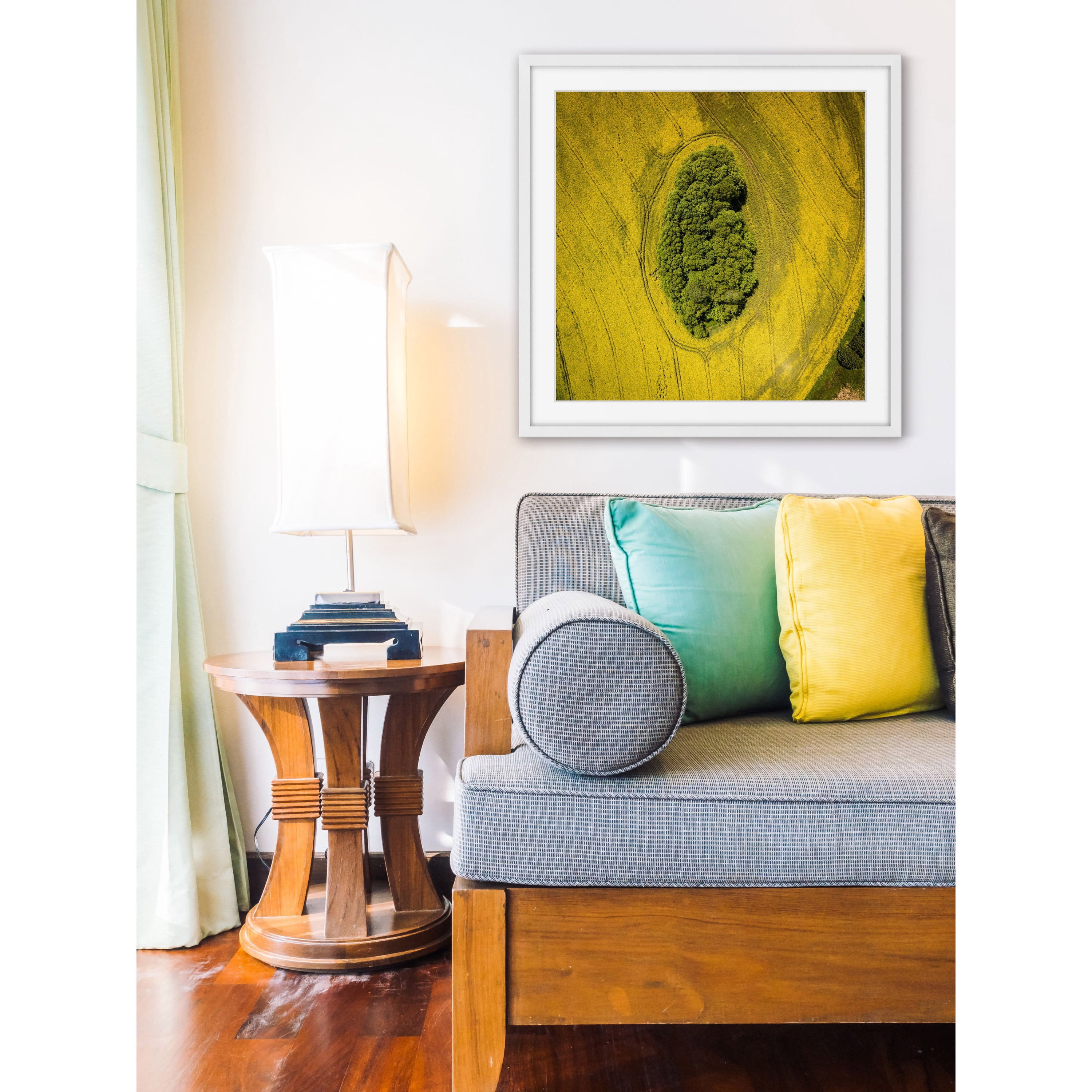 Marmont Hill "Plow Tracks" by Karolis Janulis Framed Painting Print