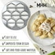 thumbnail image 2 of Molde de Masa Empanada Maker Plateado de Aluminio, 2 of 8