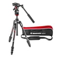 thumbnail image 1 of Trípode Manfrotto Befree Live de fibra de carbono de 4 secciones con cabezal fluido, 1 of 8
