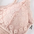 thumbnail image 4 of Brilliant Clearance under $5 Womens Bras Ladies Fashion Charming Comfortable Breathable No Steel Ring Lace Flowers Bra Woman Underwear, 4 of 8