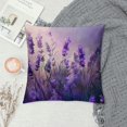 thumbnail image 2 of Chilfamy  Purple Lavender in The Field Pattern Decorative Throw Pillow Cover Cushion Cover Modern Pillow Cover,Purple,Multi-Size, 2 of 5