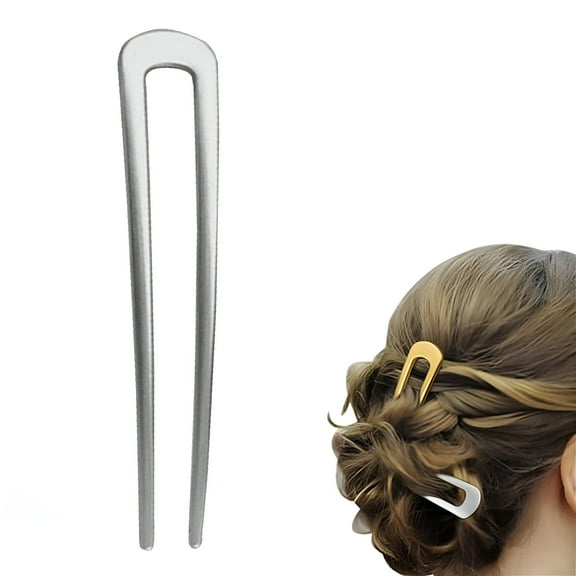 VANIDO Barrettes, French Hair Pins 5.5 Inch U Shaped Large French Hair Pins Hair Pins For Women Girls Hair Fork French Hair Pin Hair Sticks For Buns And Thick Long Hair
