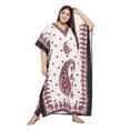 thumbnail image 2 of Caftans pour Femmes Longue Maxi Grande Taille Robe Caftans Manches 3/4 Robes pour Dames Filles en Ligne, 2 of 7