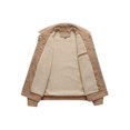 thumbnail image 4 of Gomelly Men Winter Warm Jacket Long Sleeve Outwear Casual Coat Mens Business Overcoats 2258 Khaki XS, 4 of 9