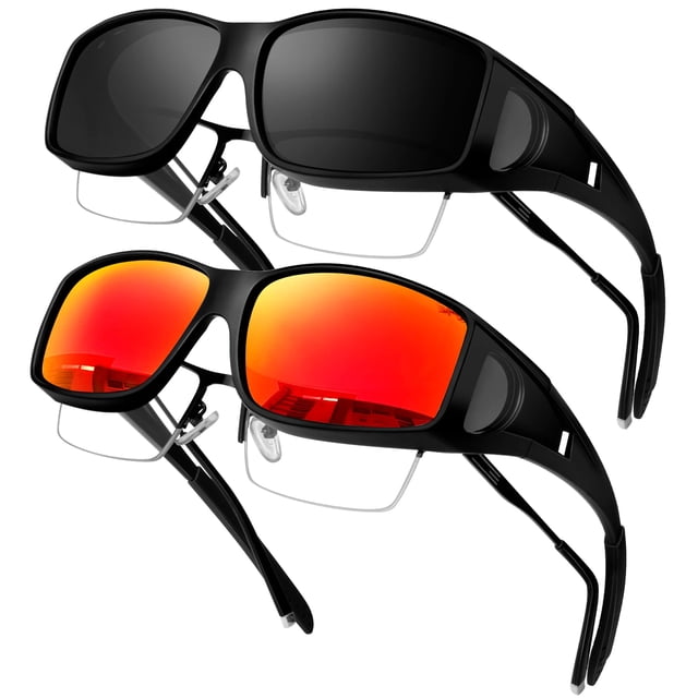 Gafas de Sol Envolventes KANASTAL Polarizadas UV400 Para Usar Sobre Anteojos